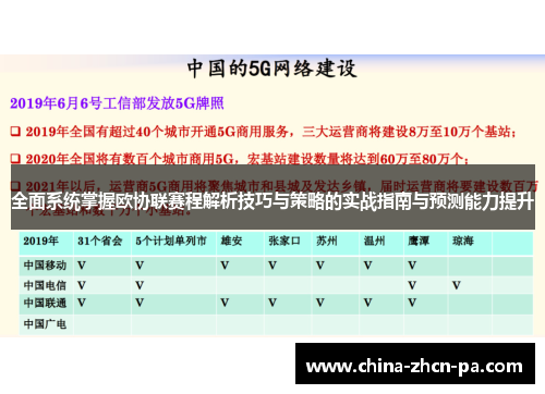 全面系统掌握欧协联赛程解析技巧与策略的实战指南与预测能力提升